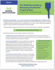 Residential Prop Mgrs Tip Sheet Cover Image